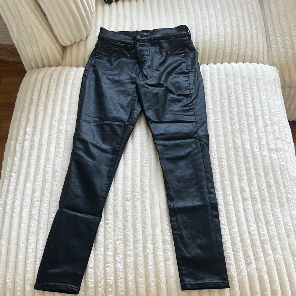 Express Women's Midnight Black Skinny Jeans